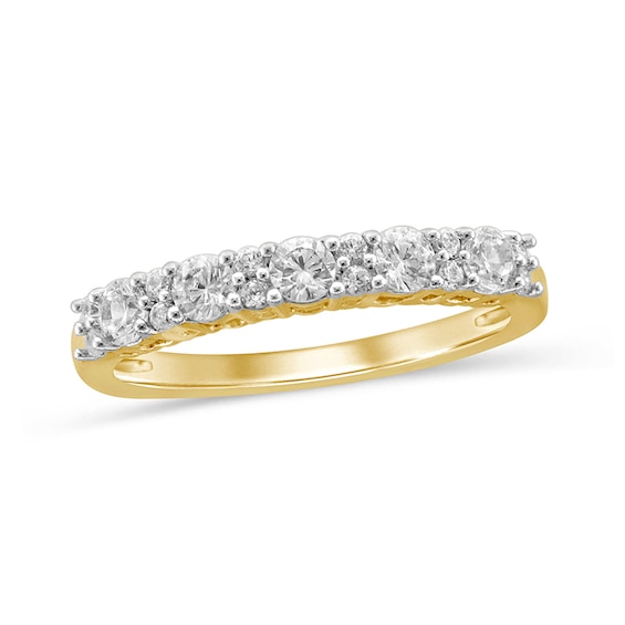 5/8 CT. T.w. Diamond Five Stone Anniversary Band in 10K Gold