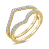 Thumbnail Image 2 of 1/5 CT. T.W. Diamond Chevron Solitaire Enhancer in 10K Gold