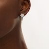 Thumbnail Image 2 of 1 CT. T.W. Composite Diamond Flower Frame Stud Earrings in 10K Gold