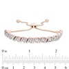 Thumbnail Image 2 of 1 CT. T.W. Diamond Cascading Bolo Bracelet in 10K Rose Gold - 9.5"