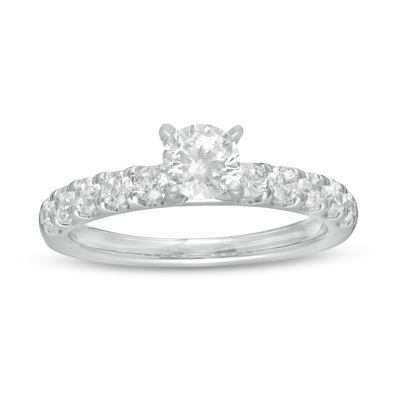 1 CT. T.w. Diamond Engagement Ring in 10K White Gold