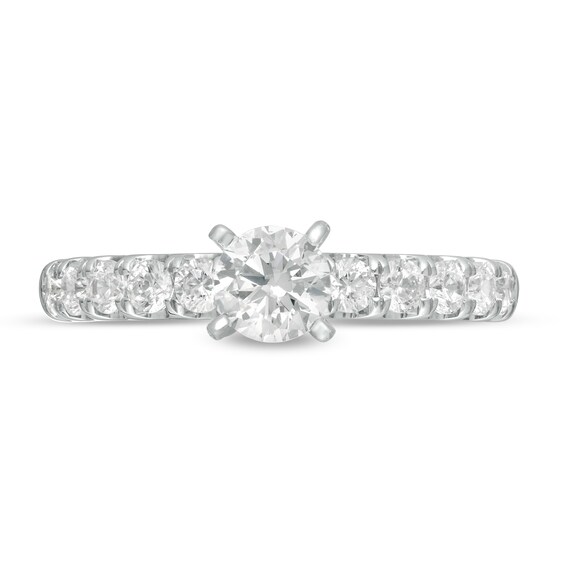 1 CT. T.w. Diamond Engagement Ring in 10K White Gold