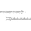 Thumbnail Image 2 of Baguette Lab-Created White Sapphire Tennis Bracelet in Sterling Silver - 7.25"