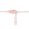 Thumbnail Image 4 of Ruby and Diamond Accent Alternating Bar Bracelet in 10K Rose Gold - 7.25"