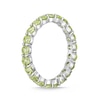 Thumbnail Image 1 of 3.0mm Peridot Eternity Band in Sterling Silver