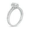 Thumbnail Image 3 of 5/8 CT. T.W. Marquise Diamond Frame Split Shank Engagement Ring in 14K White Gold