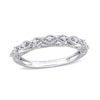 1/8 CT. T.W. Diamond Art Deco Vintage-Style Band in Sterling Silver