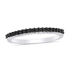 1/5 CT. T.W. Black Diamond Band in Sterling Silver