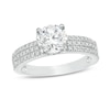 1-3/4 CT. T.W. Certified Diamond Multi-Row Engagement Ring in 14K White Gold (I/I2)
