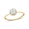 Thumbnail Image 1 of 1/5 CT. T.W. Composite Diamond Frame Promise Ring in 10K Gold