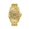 Men's Bulova Sutton Automatic Gold-Tone Watch with Gold-Tone Skeleton ...