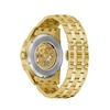 Thumbnail Image 2 of Men's Bulova Sutton Automatic Gold-Tone Watch with Gold-Tone Skeleton Dial (Model: 97A162)