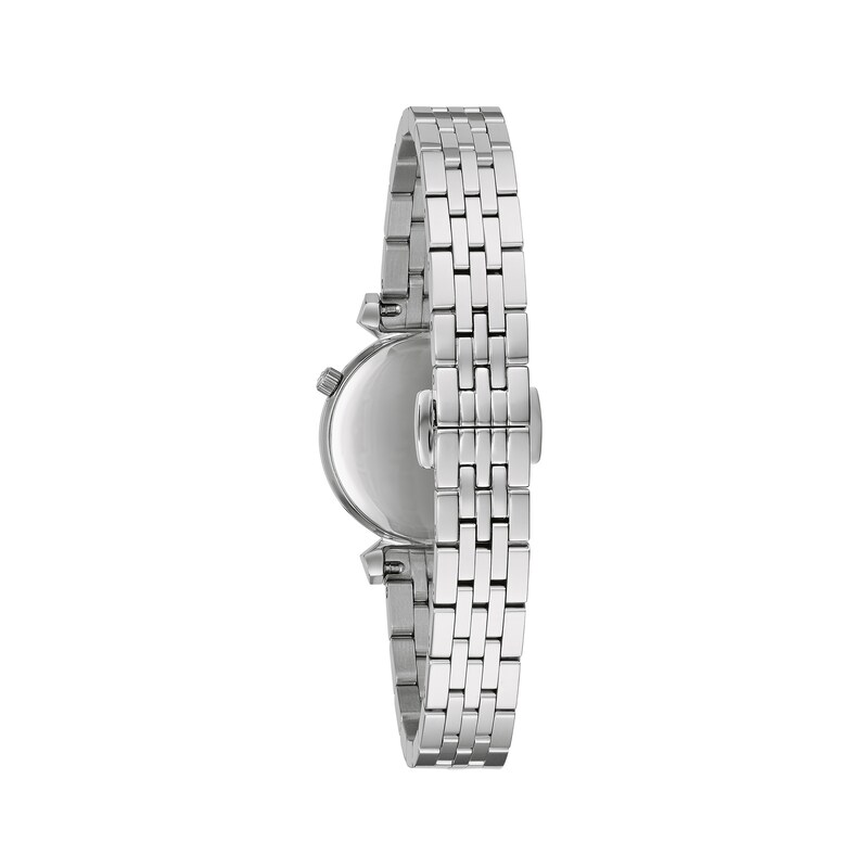 Main Image 3 of Ladies' Bulova Regatta Diamond Accent Watch with Black Mother-of-Pearl Dial (Model: 96P221)
