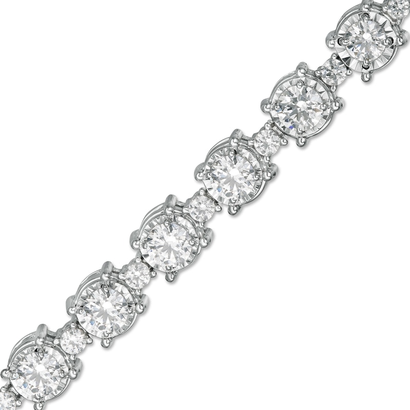 5 CT. T.W. Composite Diamond Line Bracelet in 10K White Gold