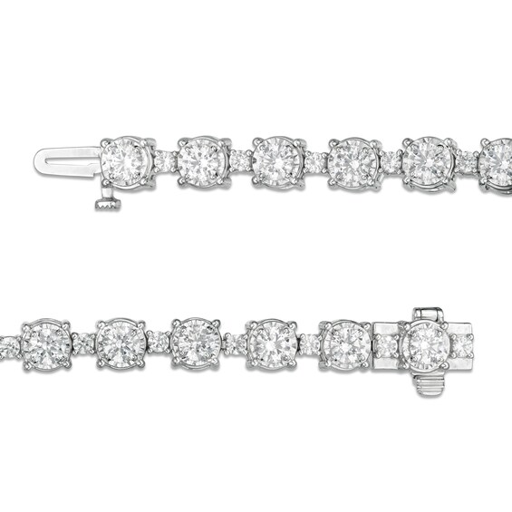 5 CT. T.w. Composite Diamond Line Bracelet in 10K White Gold