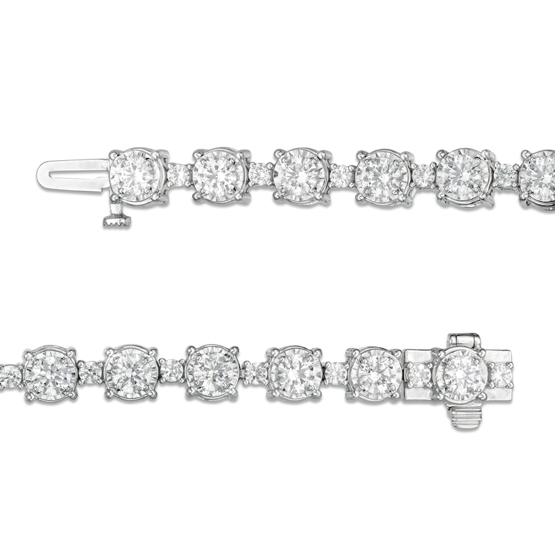 5 CT. T.W. Composite Diamond Line Bracelet in 10K White Gold