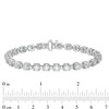 Thumbnail Image 3 of 5 CT. T.W. Composite Diamond Line Bracelet in 10K White Gold