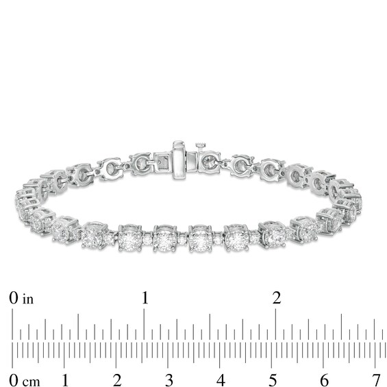5 CT. T.w. Composite Diamond Line Bracelet in 10K White Gold