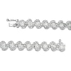 Thumbnail Image 1 of 3 CT. T.W. Diamond Cascading Tennis Bracelet in 10K White Gold
