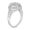 Thumbnail Image 2 of 1 CT. T.W. Multi-Diamond Frame Split Shank Ring in 10K White Gold