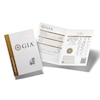 Thumbnail Image 5 of 3/4 CT. T.W. GIA-Graded Diamond Frame Vintage-Style Engagement Ring in 14K Two-Tone Gold (I/SI2)