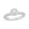 Thumbnail Image 1 of 1-1/4 CT. T.W. GIA-Graded Diamond Frame Vintage-Style Engagement Ring in 14K Two-Tone Gold (I/SI2)