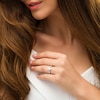 Thumbnail Image 2 of 1 CT. T.W. GIA-Graded Oval Diamond Frame Vintage-Style Engagement Ring in 14K White Gold (I/SI2)