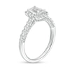Thumbnail Image 3 of 1-1/4 CT. T.W. GIA-Graded Emerald-Cut Diamond Frame Engagement Ring in 14K White Gold (I/VS2)
