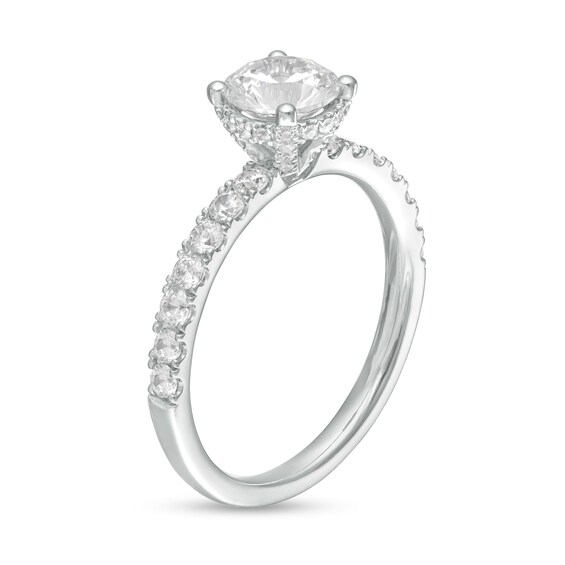 1-1/2 CT. T.w. GIA-Graded Diamond Engagement Ring in 14K White Gold (I/Si2)