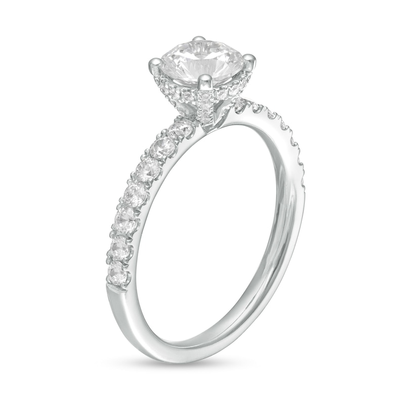 1-1/2 CT. T.W. GIA-Graded Diamond Engagement Ring in 14K White Gold (I/SI2)