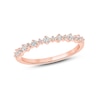 Thumbnail Image 0 of 1/4 CT. T.W. Diamond Stack Anniversary Band in 10K Rose Gold