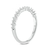 Thumbnail Image 2 of 1/4 CT. T.W. Diamond Stack Anniversary Band in 10K White Gold