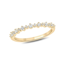 1/4 CT. T.W. Diamond Stack Anniversary Band in 10K Gold