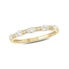 Thumbnail Image 1 of 1/3 CT. T.W. Diamond Vintage-Style Stack Anniversary Band in 10K Gold