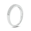 Thumbnail Image 2 of 1/5 CT. T.W. Baguette and Round Diamond Double Row Anniversary Band in 10K White Gold