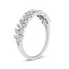 Thumbnail Image 2 of 1/2 CT. T.W. Diamond Leafy Vine Anniversary Ring in 10K White Gold