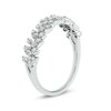 Thumbnail Image 1 of 1/2 CT. T.W. Diamond Leafy Vine Anniversary Ring in 10K White Gold