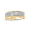 Thumbnail Image 1 of 1/2 CT. T.W. Diamond Multi-Row Wedding Band in 10K Gold
