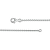 Thumbnail Image 2 of 3/8 CT. T.W. Diamond Paper Clip Link Necklace in Sterling Silver