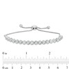 Thumbnail Image 2 of 1/10 CT. T.W. Diamond Vintage-Style Bolo Bracelet in Sterling Silver - 9.5"