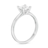 Thumbnail Image 3 of 1 CT. T.W. Certified Radiant-Cut Diamond Solitaire Ring in 14K White Gold (I/I2)