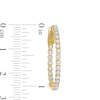 Thumbnail Image 1 of Marilyn Monroe™ Collection 1 CT. T.W. Journey Diamond Inside-Out Hoop Earrings in 10K Gold
