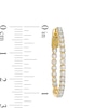 Thumbnail Image 2 of Marilyn Monroe™ Collection 1 CT. T.W. Journey Diamond Inside-Out Hoop Earrings in 10K Gold