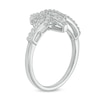 Thumbnail Image 3 of 1/4 CT. T.W. Diamond Sideways Cross with Infinity Ring in Sterling Silver