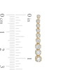 Thumbnail Image 2 of Marilyn Monroe™ Collection 3/4 CT. T.W. Journey Diamond Drop Earrings in 10K Gold