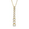 Thumbnail Image 1 of Marilyn Monroe™ Collection 3/8 CT. T.W. Journey Diamond Pendant in 10K Gold