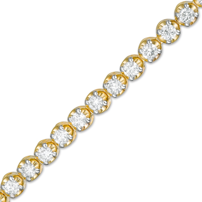 Main Image 1 of Marilyn Monroe™ Collection 2 CT. T.W. Journey Diamond Bracelet in 10K Gold