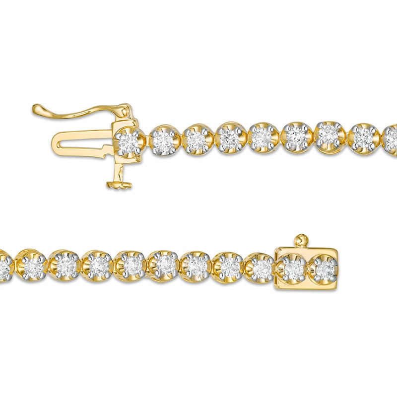Main Image 2 of Marilyn Monroe™ Collection 2 CT. T.W. Journey Diamond Bracelet in 10K Gold