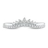 Thumbnail Image 3 of 1/5 CT. T.W. Diamond Crown Contour Wedding Band in 10K White Gold