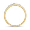 Thumbnail Image 4 of 1/5 CT. T.W. Diamond Crown Contour Wedding Band in 10K Gold